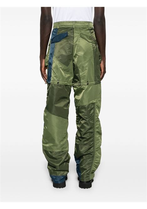 Pantaloni cargo 2-in-1 in verde - unisex ANDERSSON BELL | APA728MLKHK